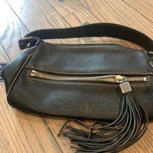Chanel bag black leather 100% authentic